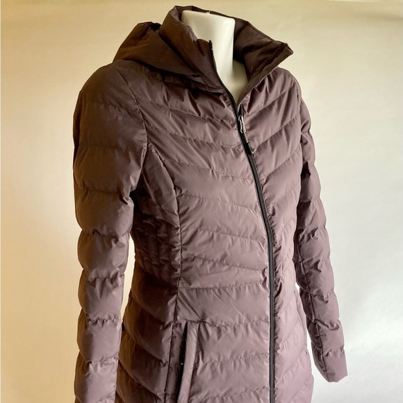 New 32 Degrees Dark Purple Polyester Hooded Puffer Jacket size S - Picture 5 of 13